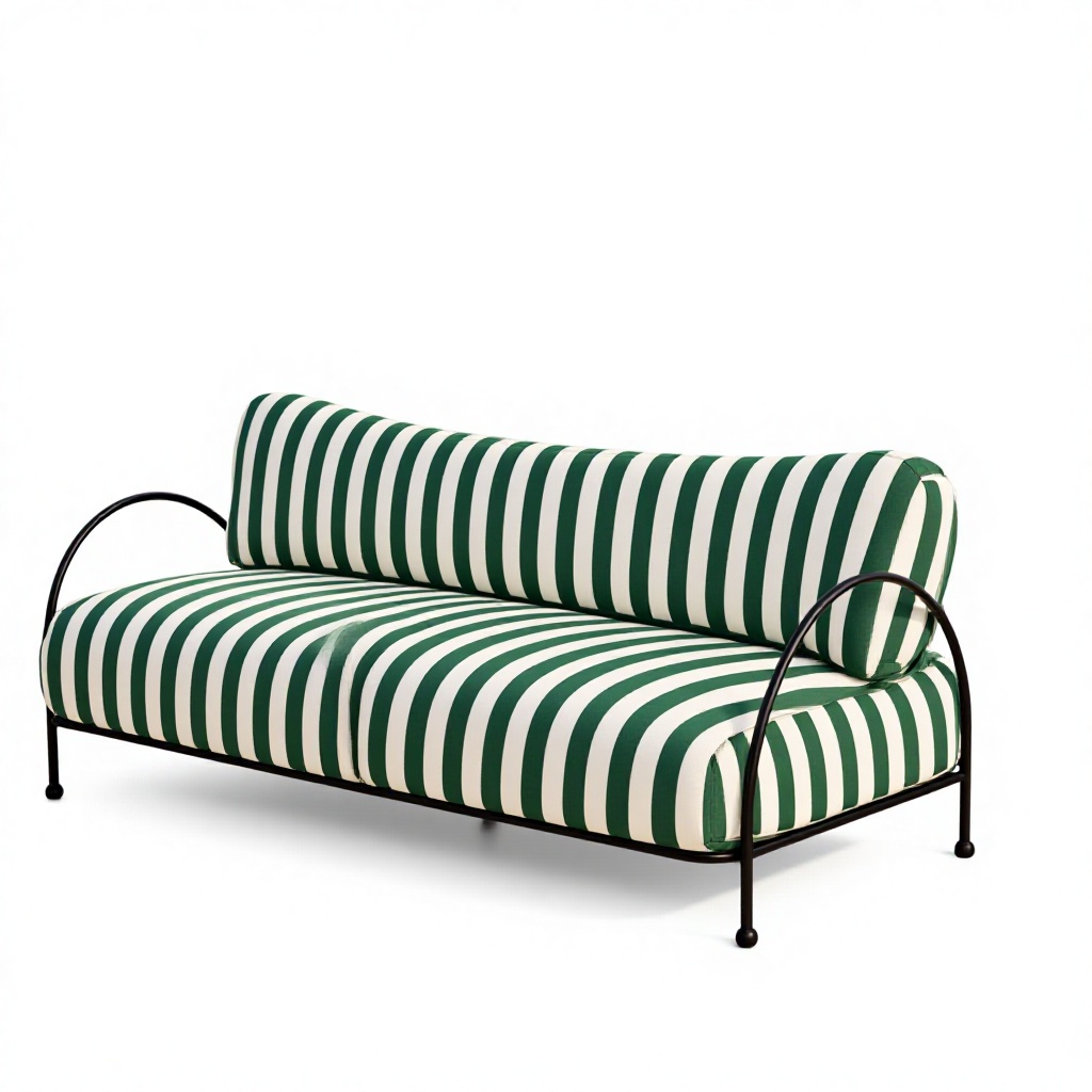 Outdoor Furniture Quick Dry - أريكة حديقة خارجية عصرية بثلاثة مقاعد