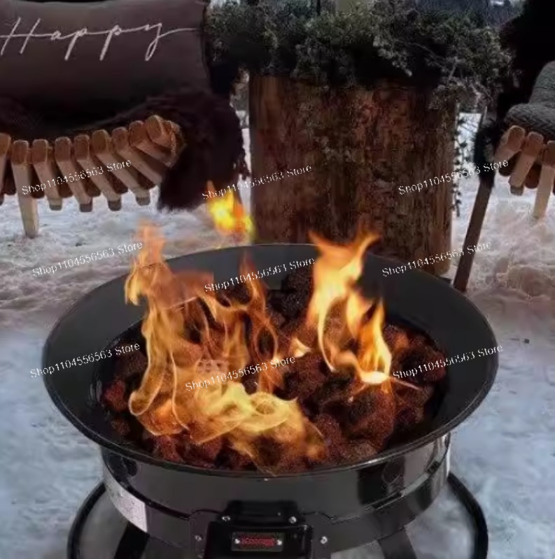 Outdoor Furniture With Fire Pit - موقد غاز محمول يعمل بالبروبان بقوة