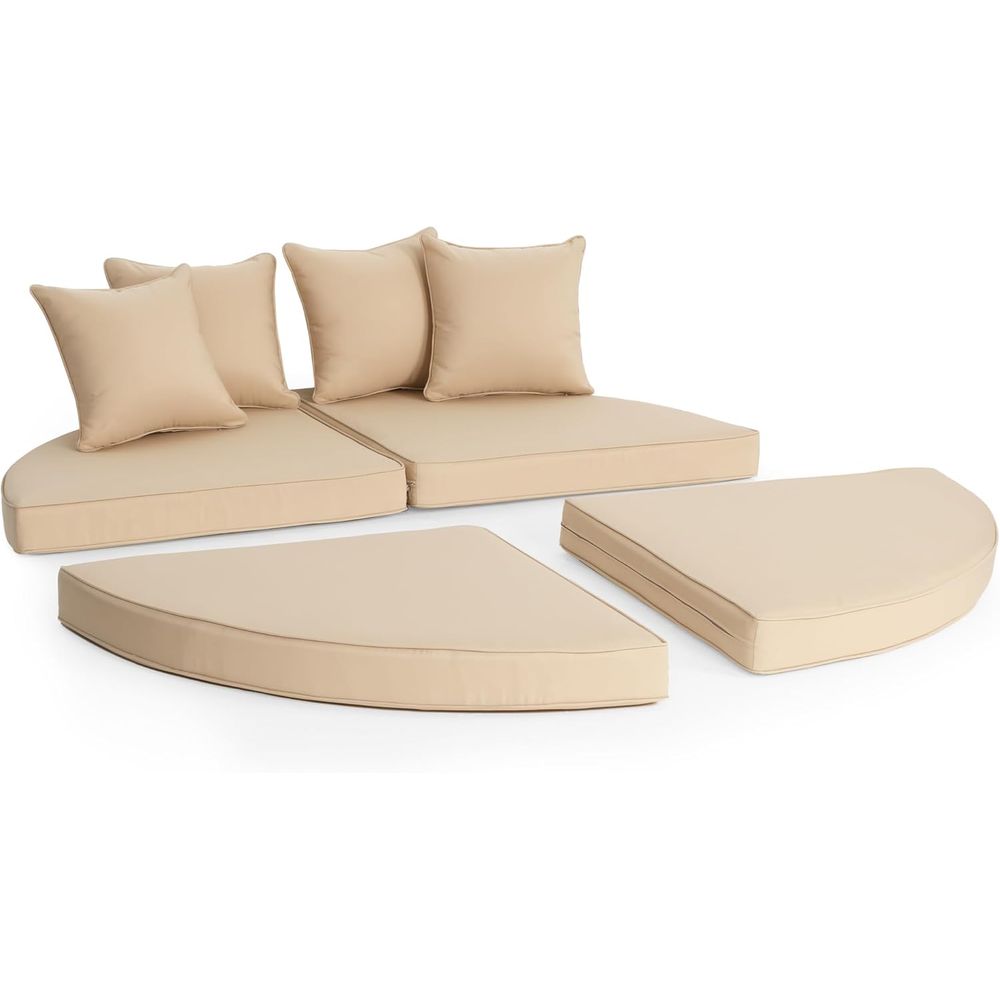 Outdoor Furniture Replacement Fabric - وسائد بديلة لسرير الفناء الخارجي الدائري