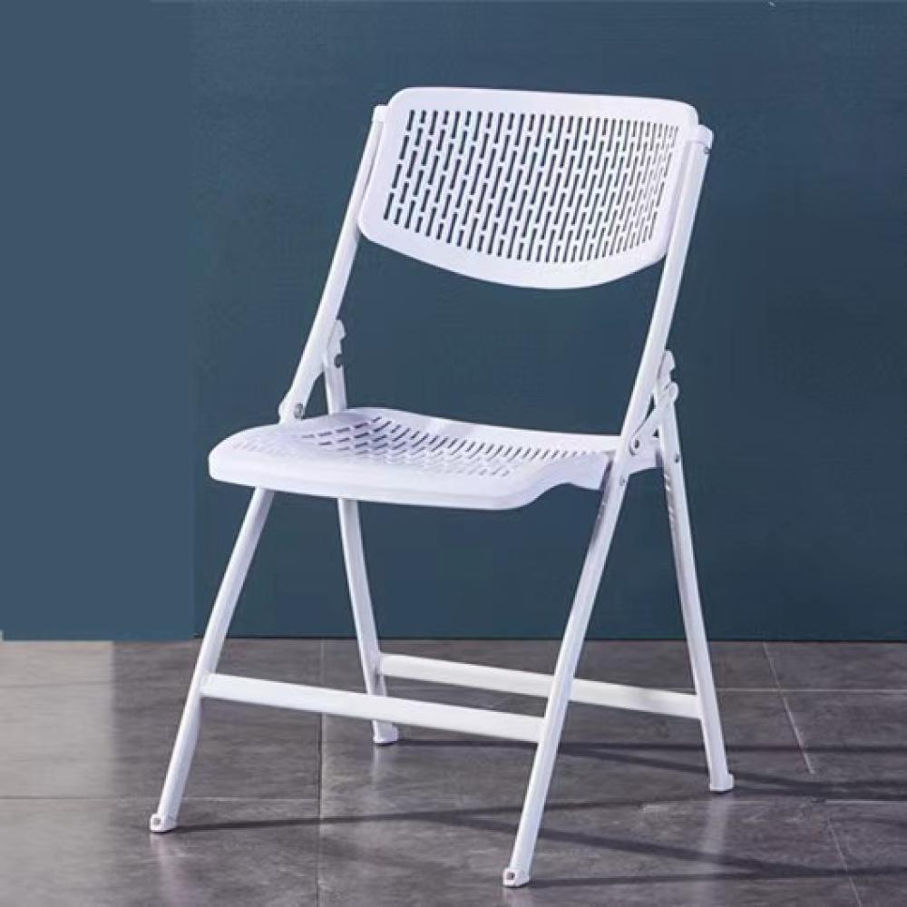Outdoor Furniture Rental For Party - كراسي بلاستيكية بيضاء قابلة للطي بالجملة،