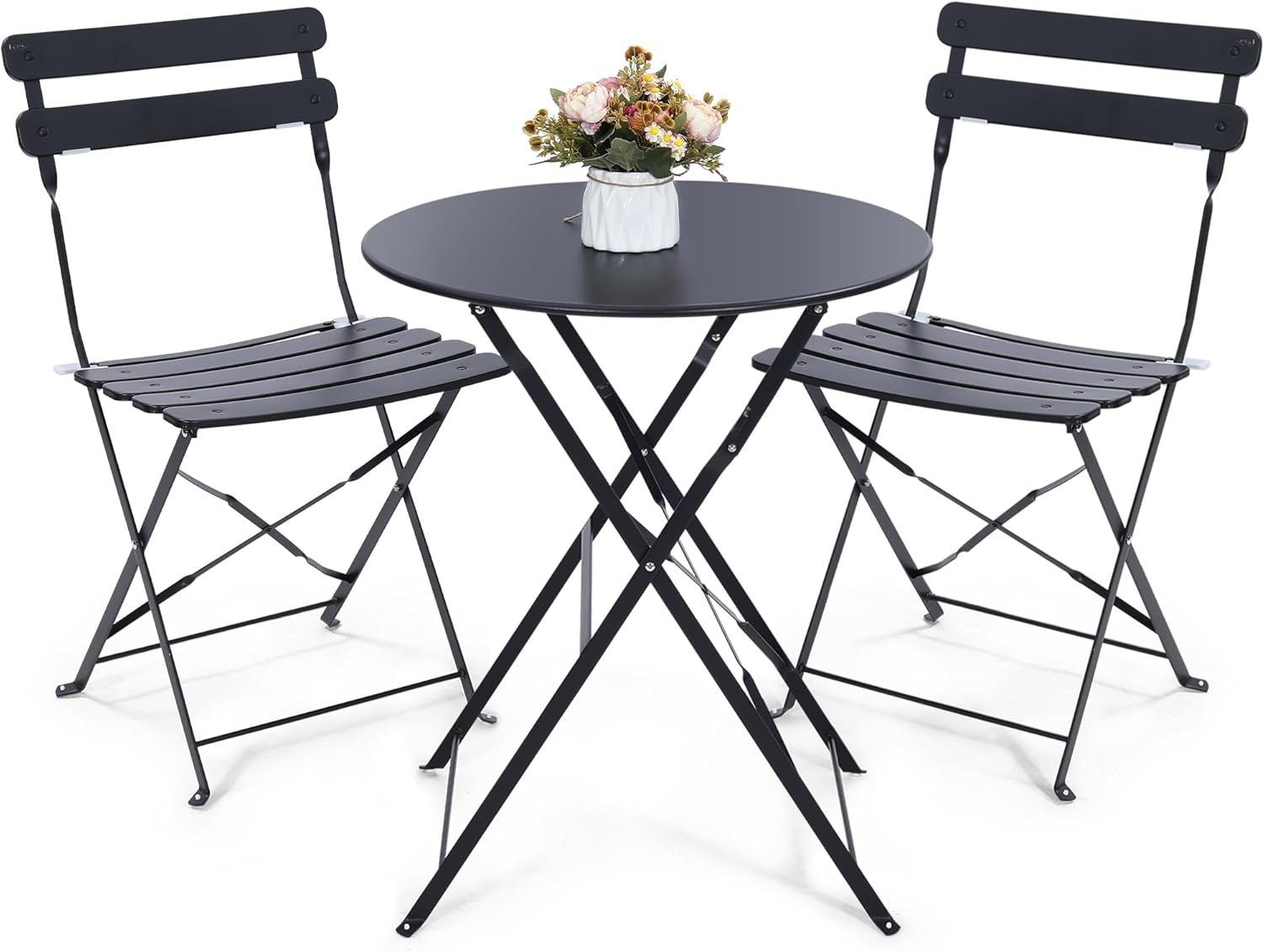 Outdoor Furniture Table And Chairs - طقم بيسترو خارجي قابل للطي من