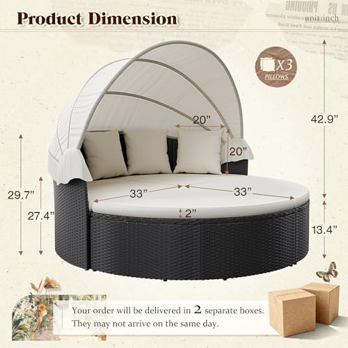 أثاث فناء خارجي: سرير نهاري دا - مراجعة Outdoor Daybed Sofa وسعره