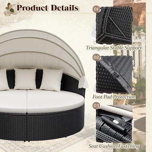 أثاث فناء خارجي: سرير نهاري دا - مراجعة Outdoor Daybed Sofa وسعره