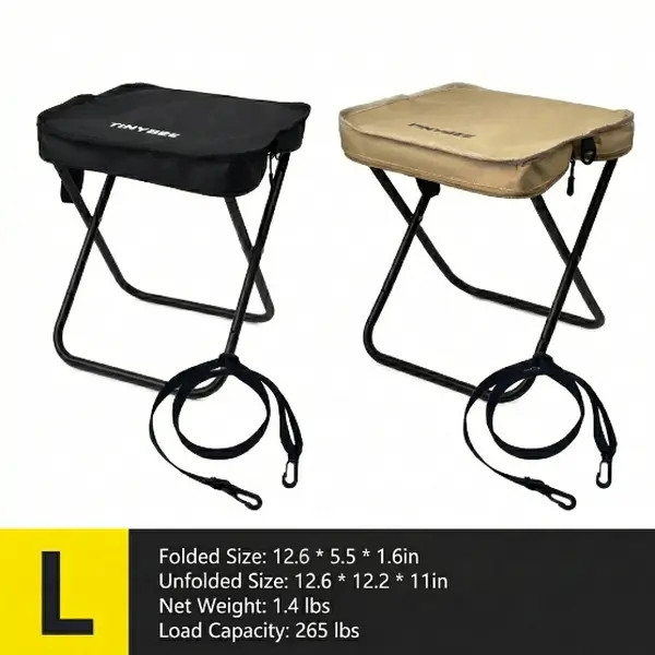 كرسي تخييم محمول قابل للطي من  - مراجعة Outdoor Furniture Rope وسعره