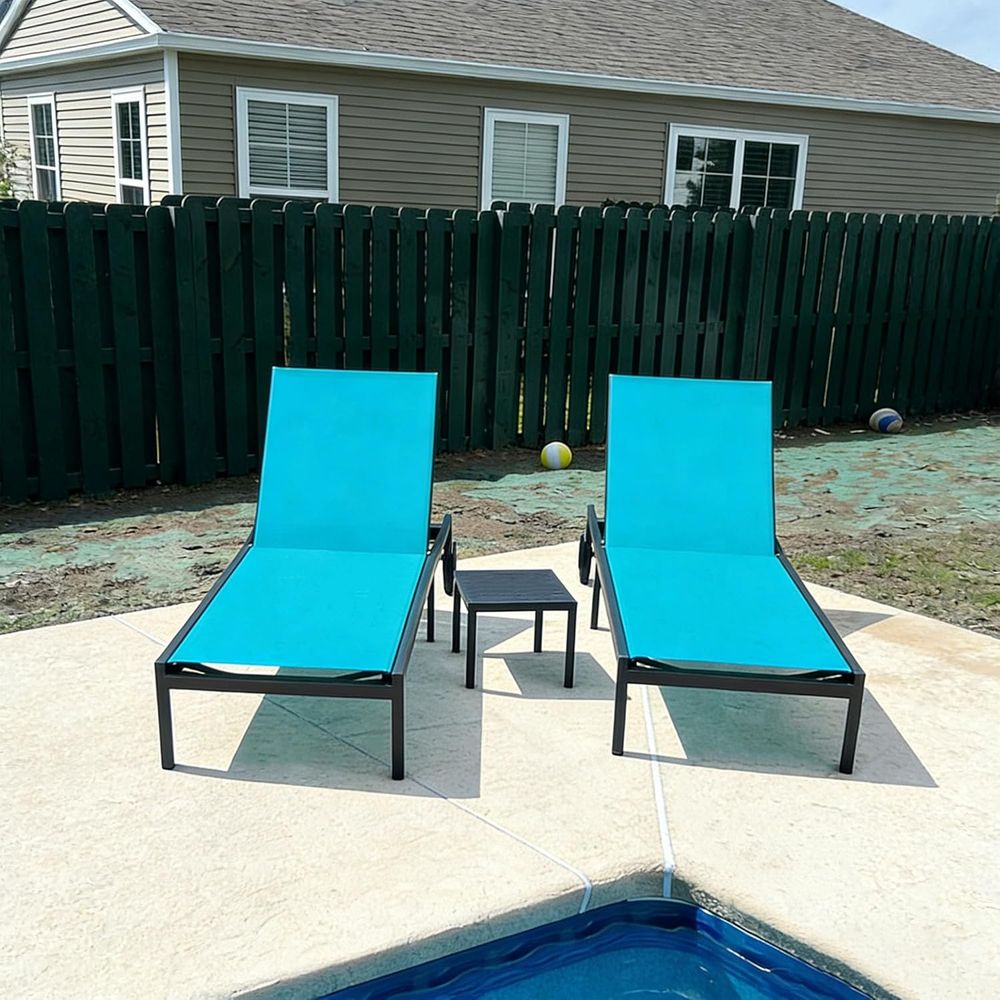 طقم مع عجلات وطاولة، باللون ال - مراجعة Outdoor Furniture Quick Dry وسعره