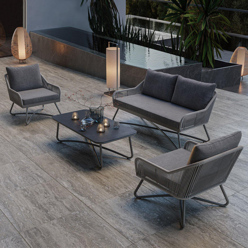 # طقم أريكة خارجية من الألومني - مراجعة Outdoor Furniture Quick Dry وسعره