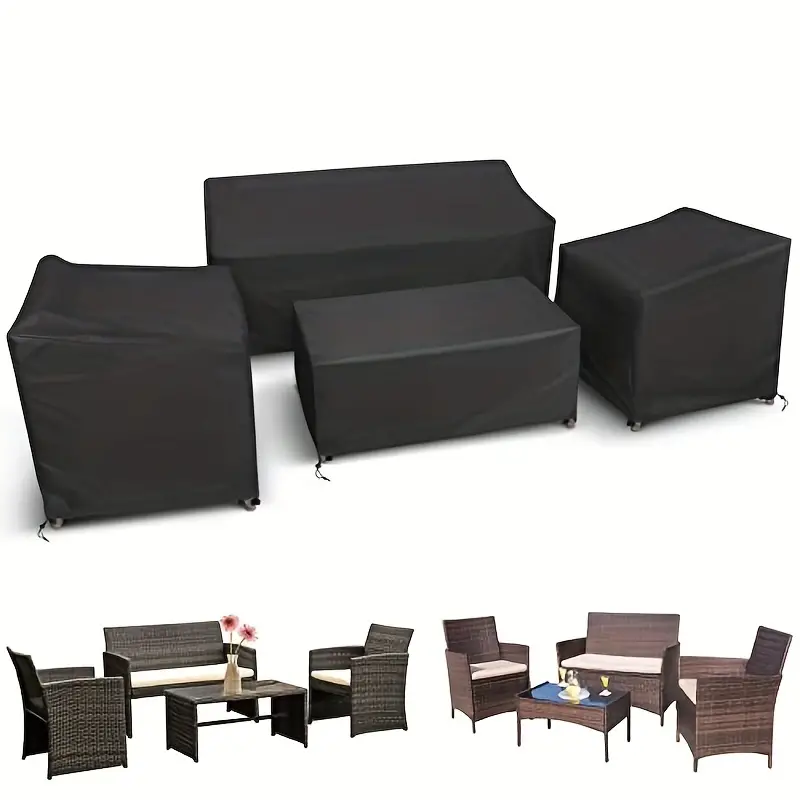 4 قطع/مجموعة أغطية أثاث الفناء - مراجعة Outdoor Furniture Varnish وسعره