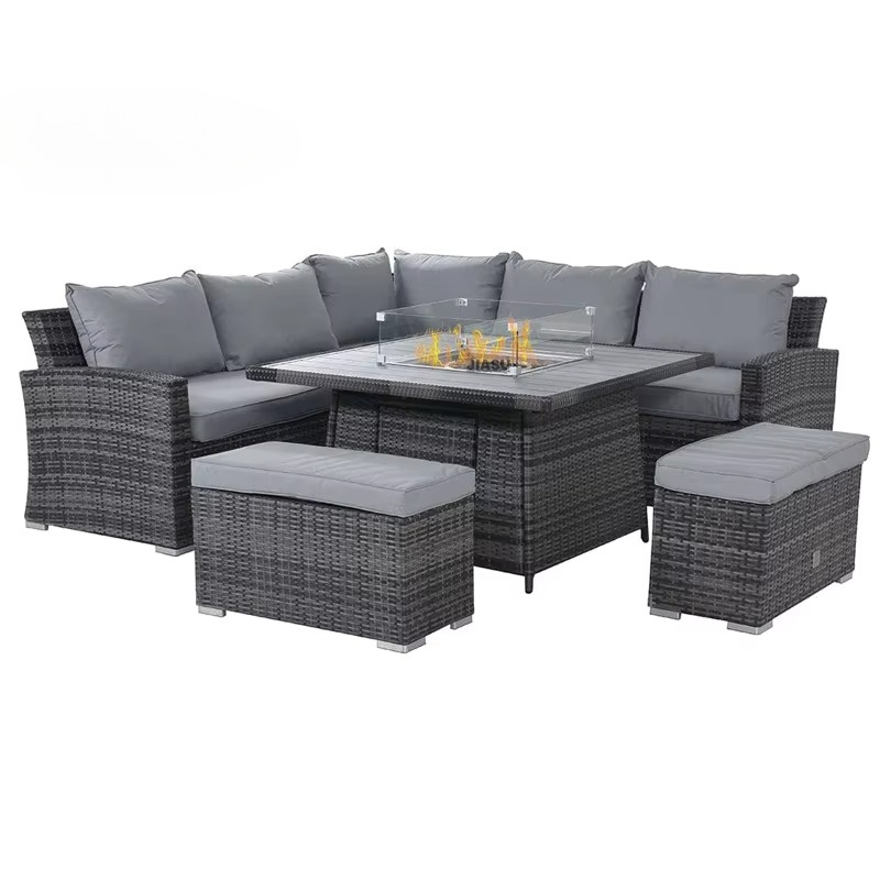 أثاث حدائق عصري فاخر، طقم أريك - مراجعة Outdoor Furniture Polywood وسعره