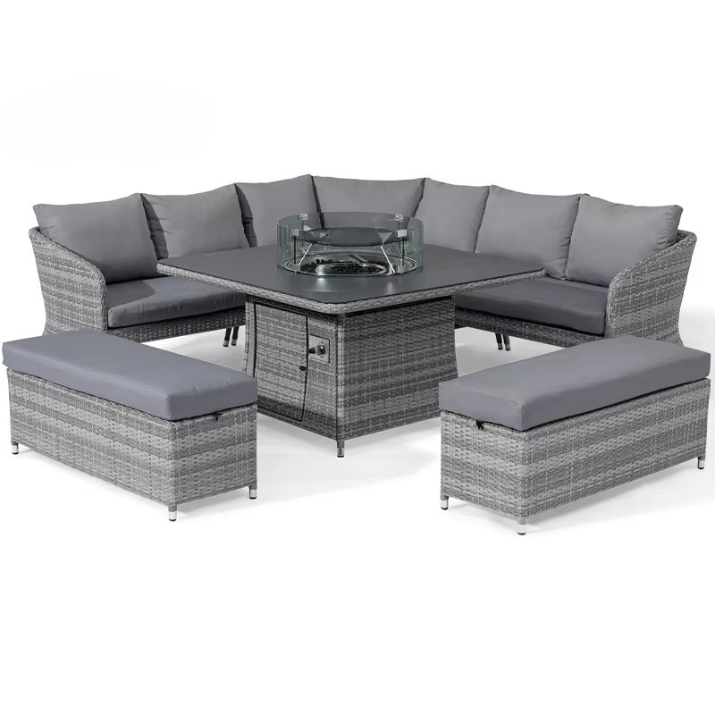 أثاث حدائق عصري فاخر، طقم أريك - مراجعة Outdoor Furniture Polywood وسعره