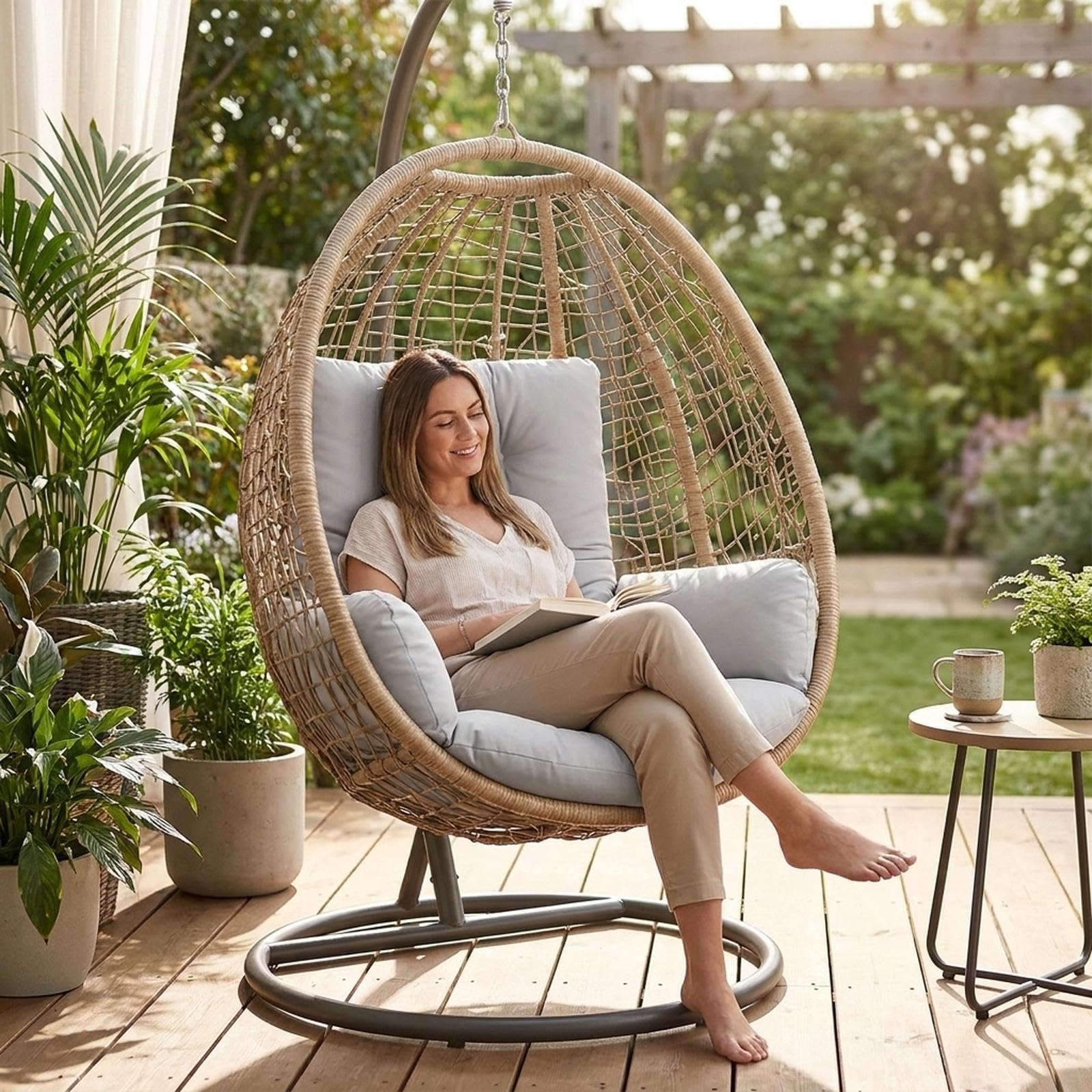 وسادة بديلة لكرسي البيضة، مقاس - مراجعة Outdoor Furniture Replacement Fabric وسعره