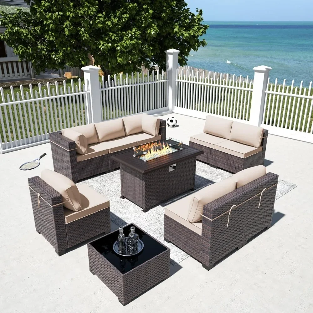 -مجموعة أثاث الفناء مع طاولة ح - مراجعة Outdoor Furniture With Fire Pit وسعره