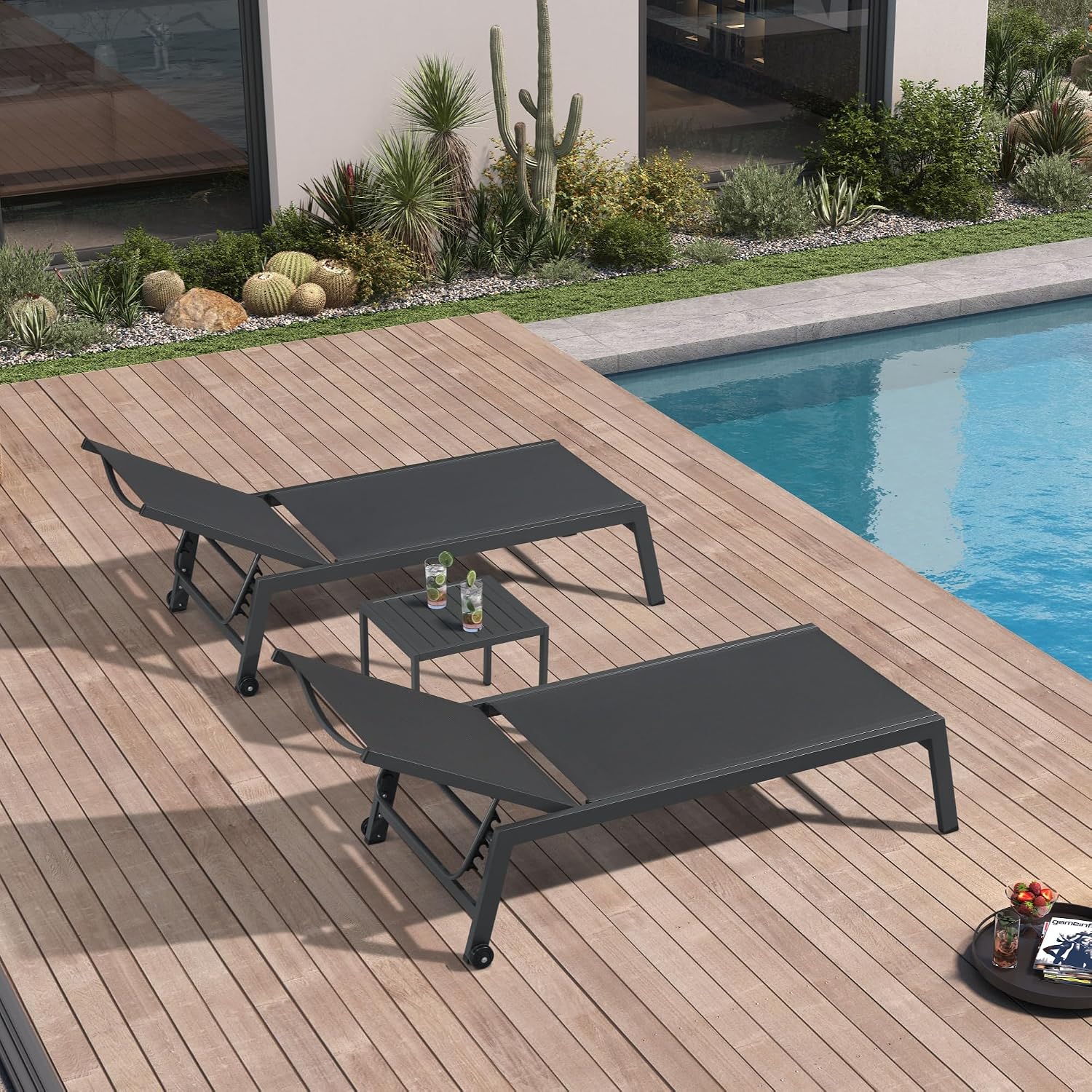 كرسي استرخاء واسع للفناء الخار - مراجعة Outdoor Furniture Quick Dry وسعره