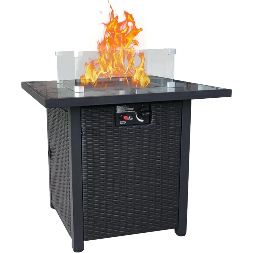 طقم أثاث خارجي من الخوص، أريكة - مراجعة Outdoor Furniture With Fire Pit وسعره