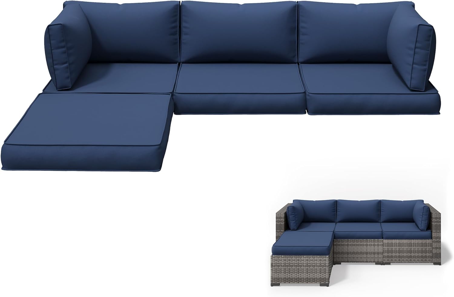 وسائد بديلة لأثاث الفناء الخار - مراجعة Outdoor Furniture Replacement Fabric وسعره