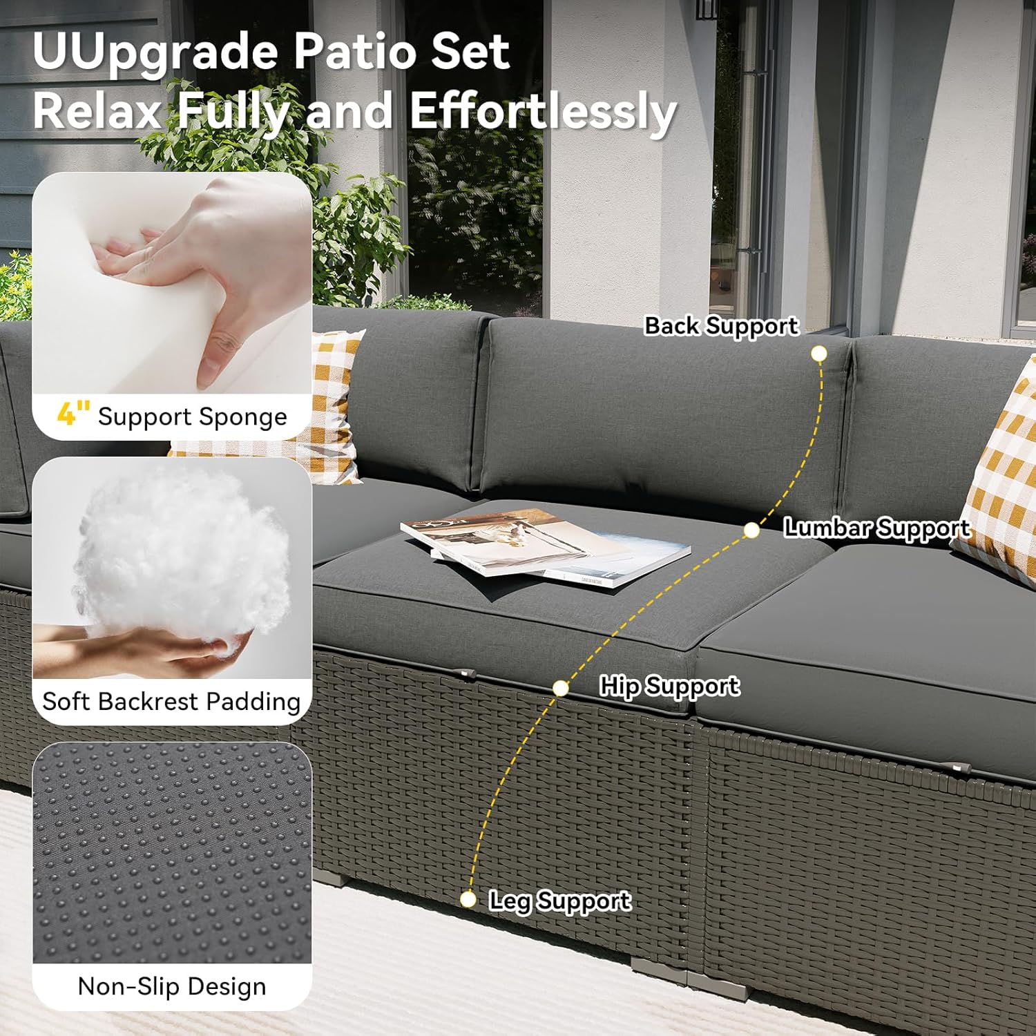 طقم أثاث للفناء مع طاولة موقد  - مراجعة Outdoor Furniture With Fire Pit وسعره