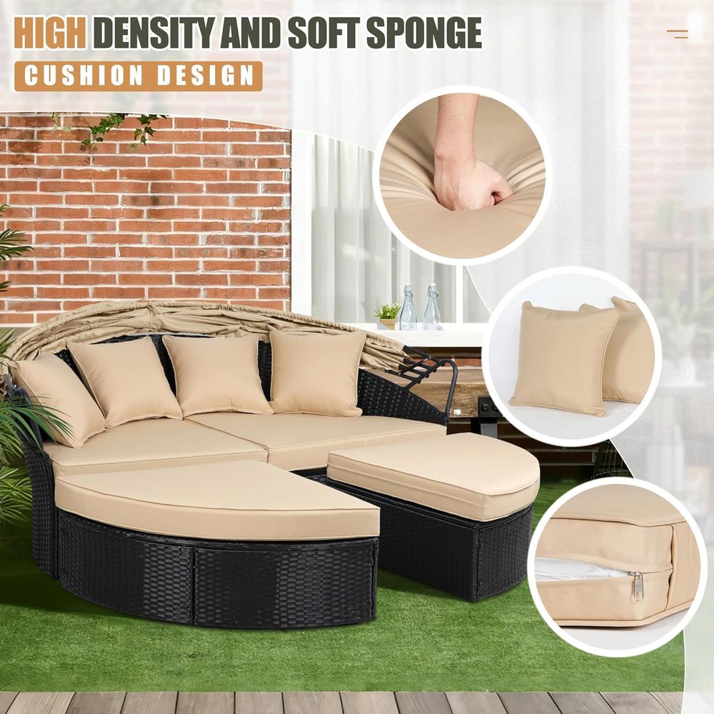 وسائد بديلة لسرير الفناء الخار - مراجعة Outdoor Furniture Replacement Fabric وسعره