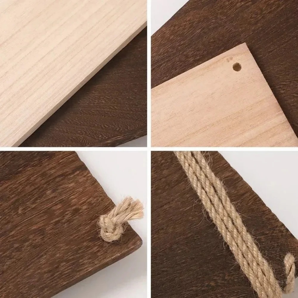 رف خشبي عائم مبتكر مع حبل تعلي - مراجعة Outdoor Furniture Rope وسعره