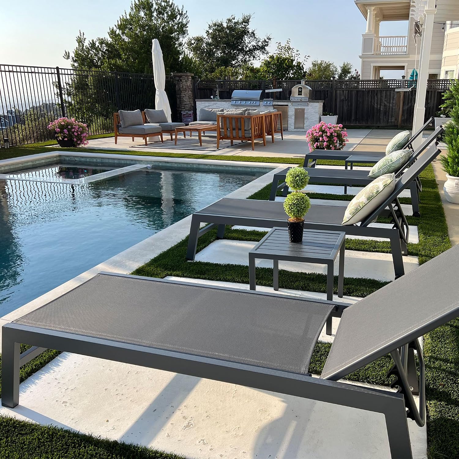 مجموعة كراسي استرخاء خارجية سر - مراجعة Outdoor Furniture Quick Dry وسعره