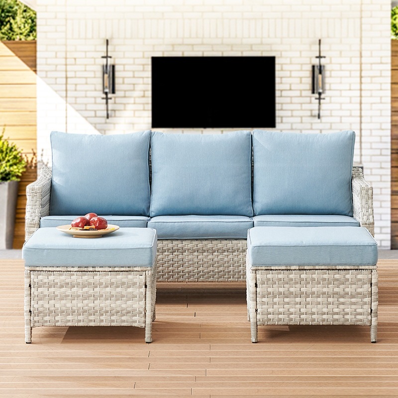 طقم أريكة خارجية عصرية من الرا - مراجعة Outdoor Furniture Quick Dry وسعره