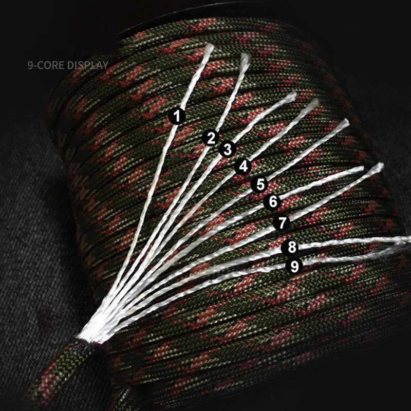 حبل باراكورد عسكري قياسي 550 ب - مراجعة Outdoor Furniture Rope وسعره