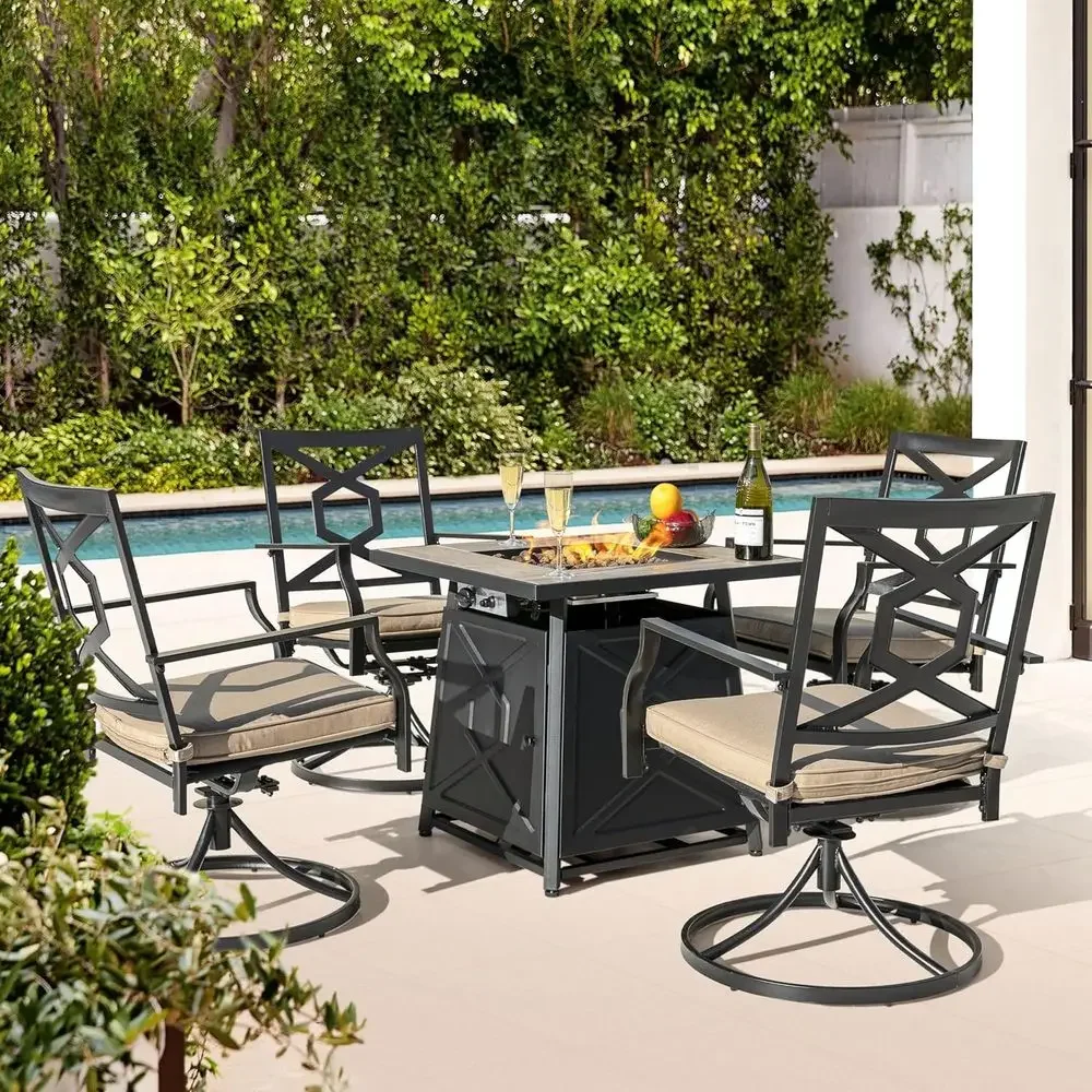 طقم أثاث خارجي مكون من 5 قطع م - مراجعة Outdoor Furniture With Fire Pit وسعره
