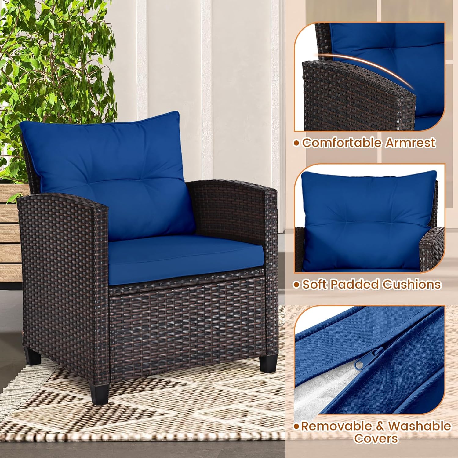 طقم بيسترو خارجي من 3 قطع من ا - مراجعة Outdoor Furniture Table And Chairs وسعره