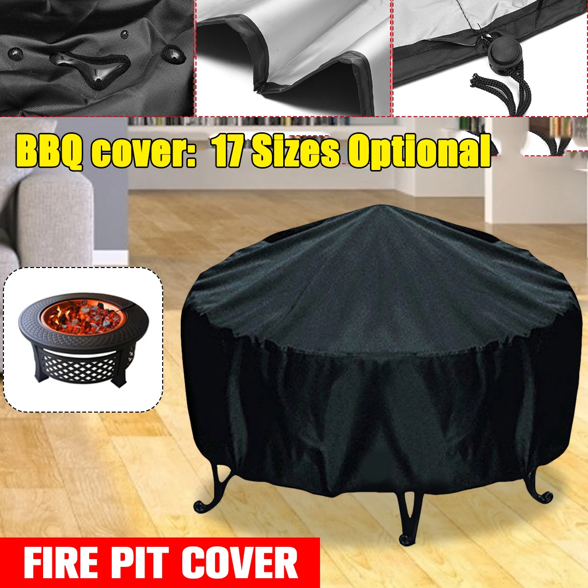 مقاوم للماء فناء غطاء حفرة الن - مراجعة Outdoor Furniture With Fire Pit وسعره